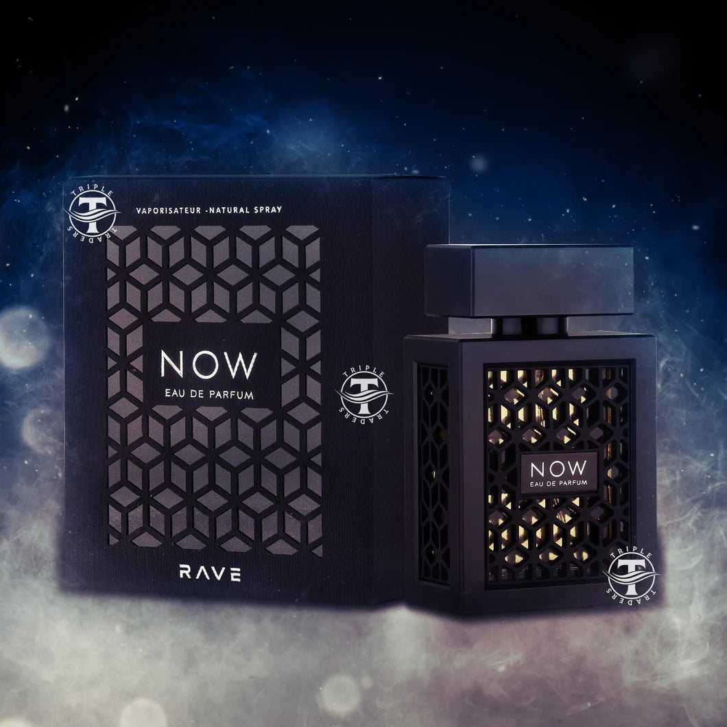 LATTAFA RAVE NOW BLACK  3.4 OZ EDP SP